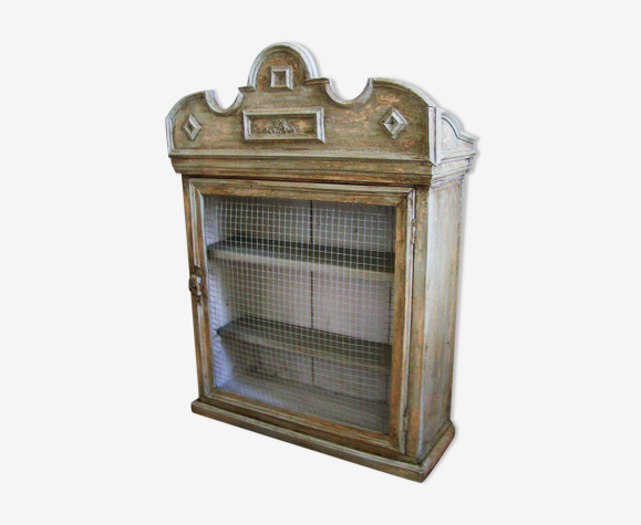 Vitrine murale grillagée
