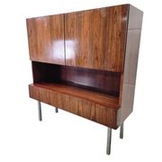 Cabinet vintage en palissandre / bar / meuble mural