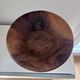 Footed bowl / Handmade turned wooden compote (Olive wood)