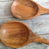 Duo of wooden dishes