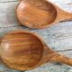 Duo of wooden dishes