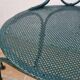 Set of 4 antique garden chairs in wrought iron from 1900.