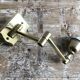 Deschuytener brass articulated wall lamp
