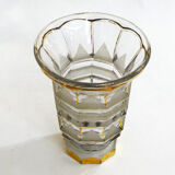 Art Deco vase with golden granite