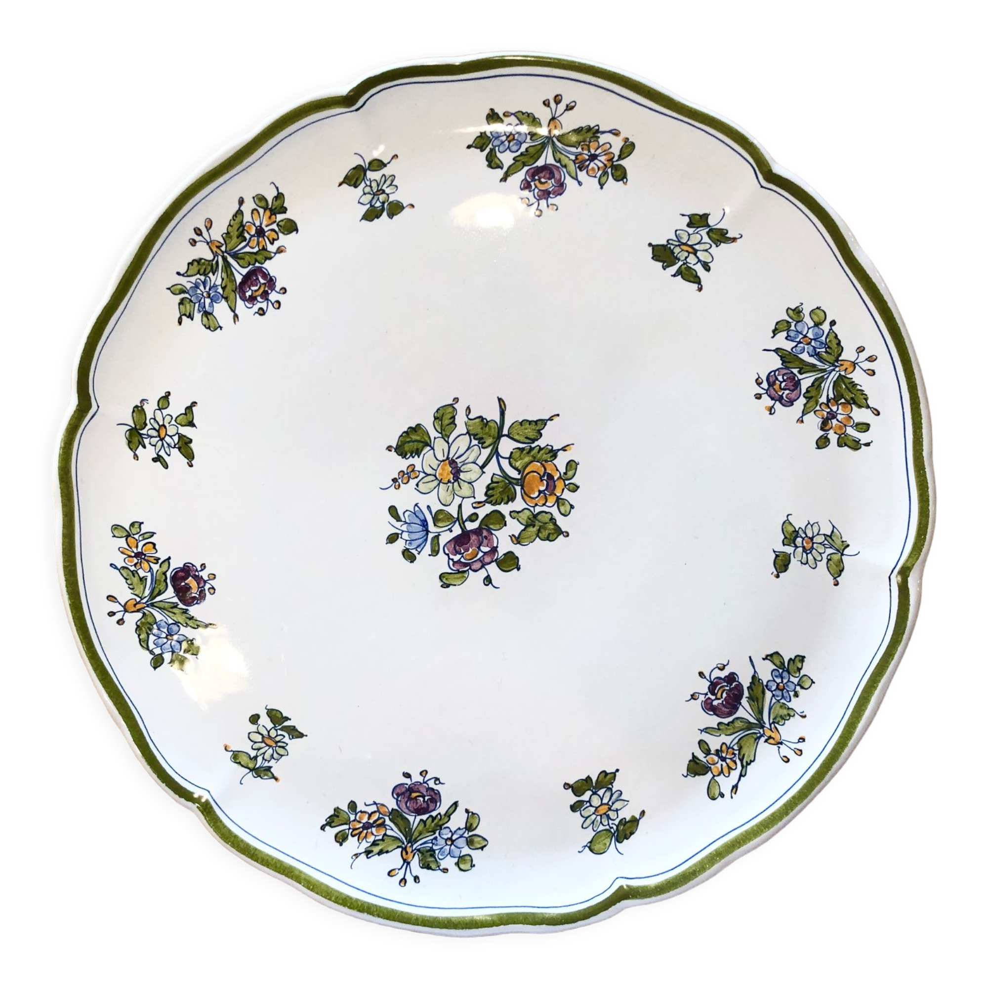 Round dish Moustiers