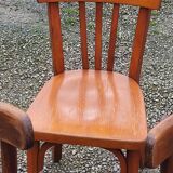 Set of 6 old bistro chairs Baumann and others