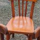 Set of 6 old bistro chairs Baumann and others