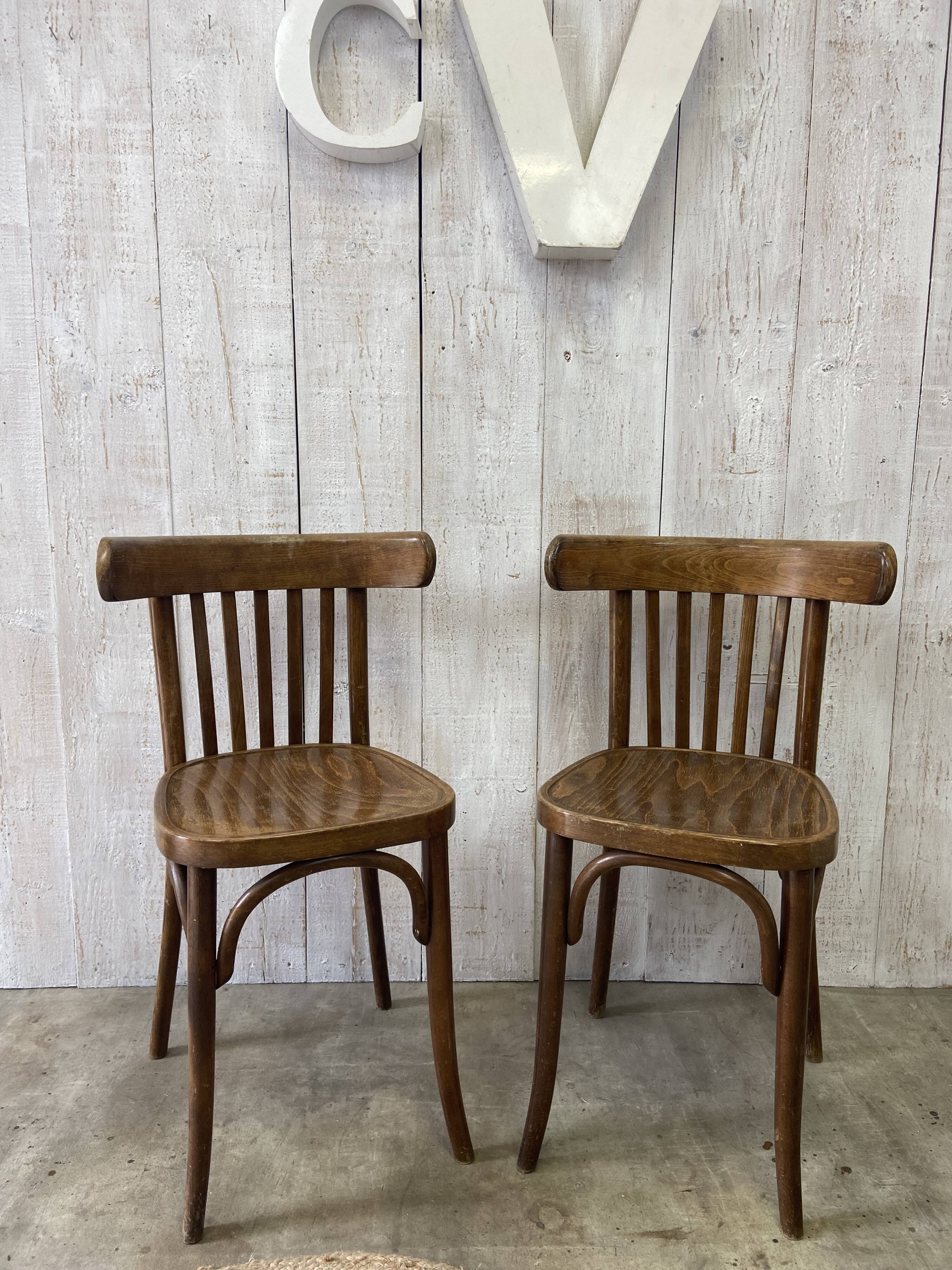Pair of bistro chairs