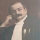 Large old photo portrait of a magistrate 1931