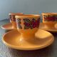 3 Emsa Germany egg cups 60s-70s
