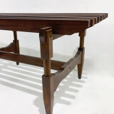 Mid-century modern italian wooden stool, 1960s