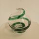 Bi-color blown glass vase Köln 1960s