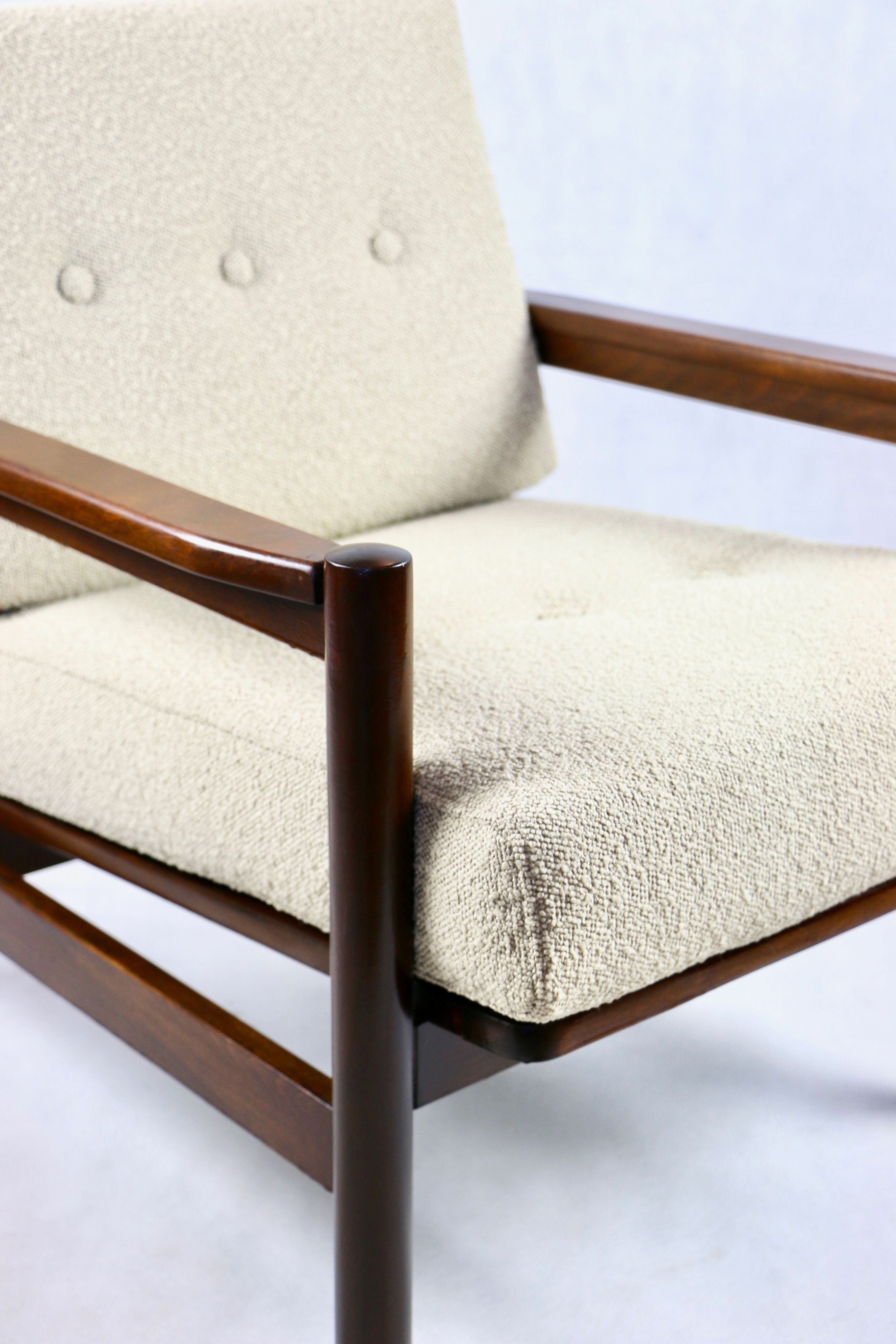 Fauteuil vintage en beige, années 1970