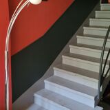 Lampadaire muguet 5 globes opaline