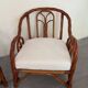 Paire de fauteuils en rotin torsadé 