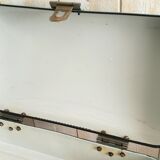 Minth blue enamelled metal box