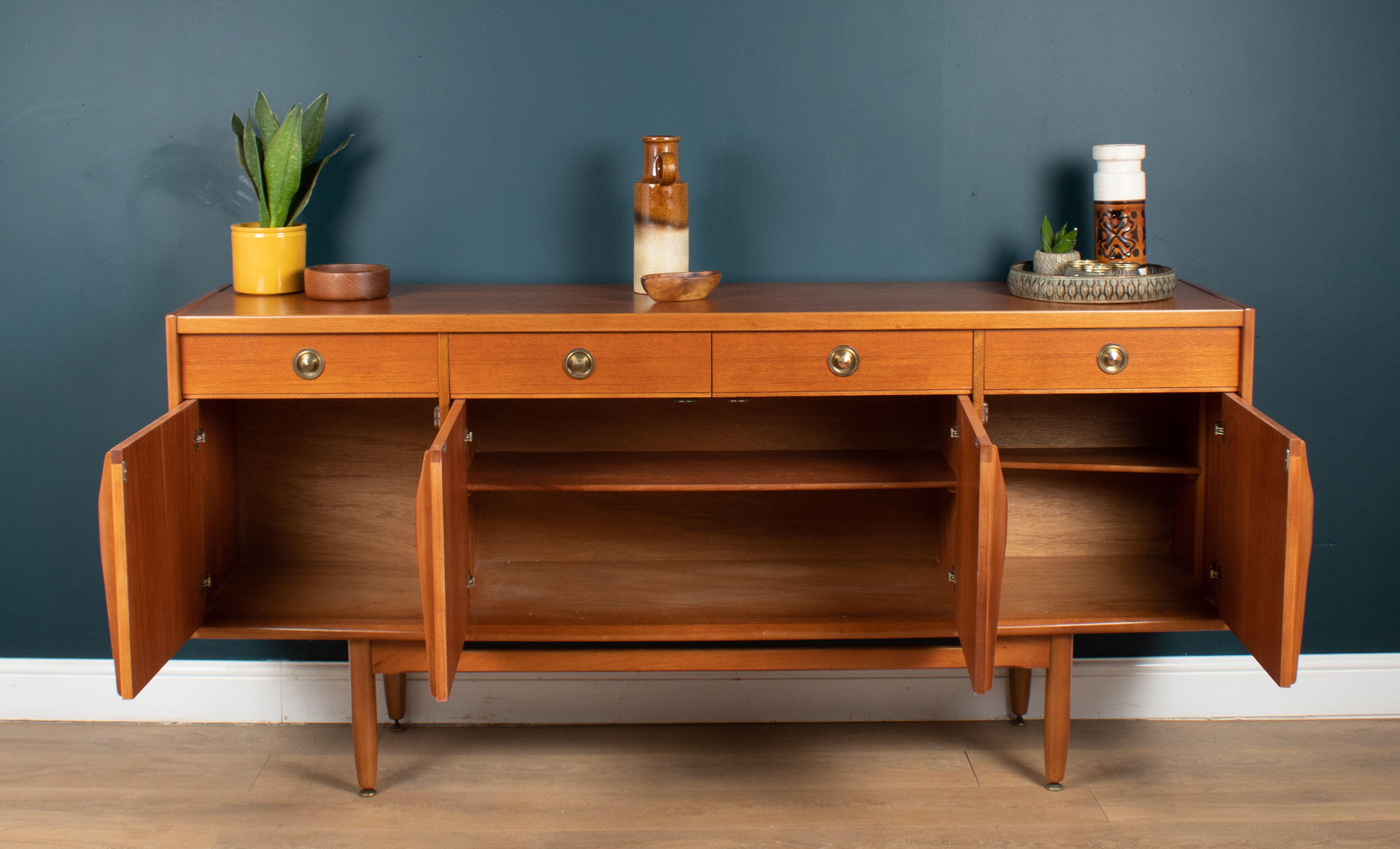 Retro Teak 1960s Long Jentique Sideboard