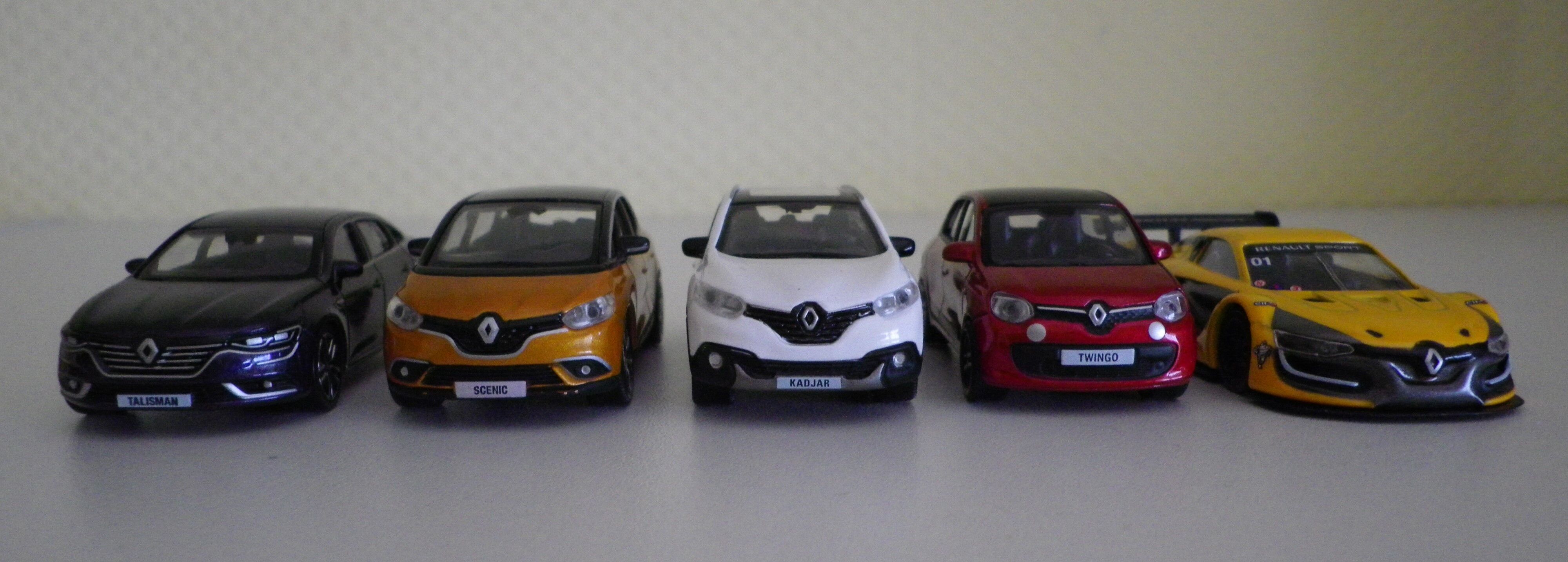 Lot of 5 cars Renault - NOREV - Original packaging