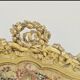 Louis XVI period 18th century fireplace screen in gilded wood