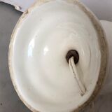 White ceramic lamp