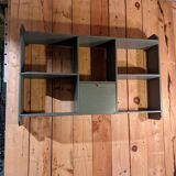 Wall shelf with lockers