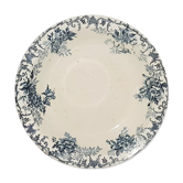 Plat creux de la faïencerie de Choisy le Roi modèle Floréal, terre de fer.