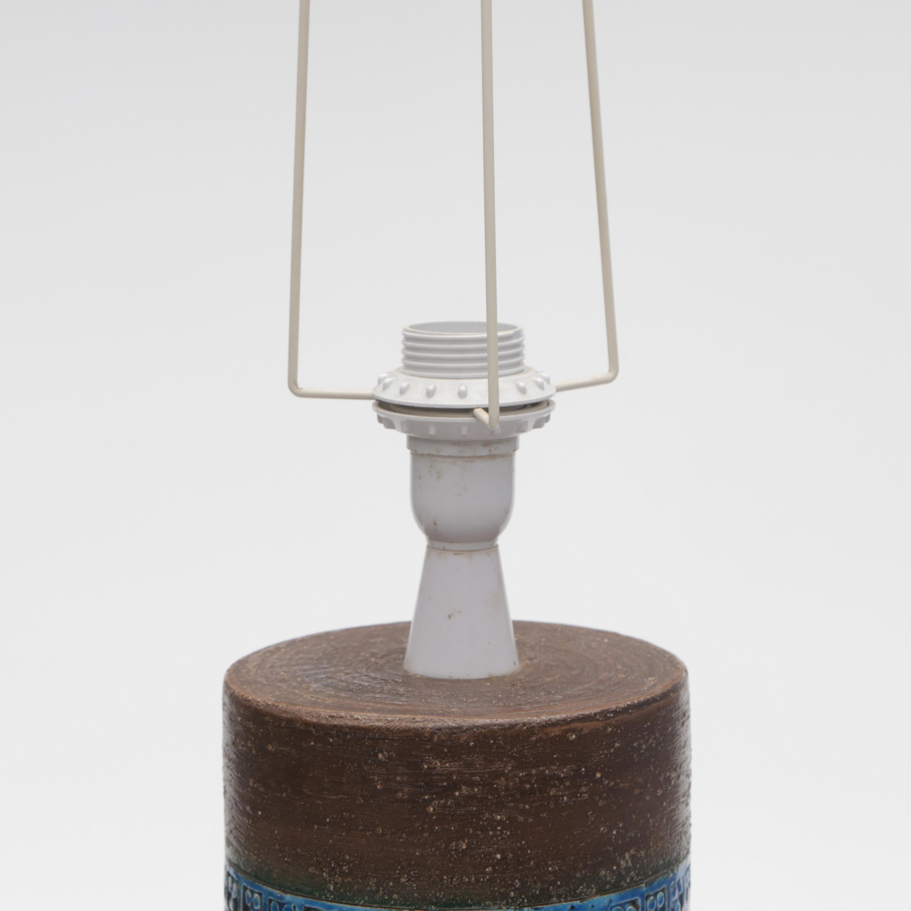 Aldo Londi desk lamp for Bitossi ceramic Italy 1960 signed