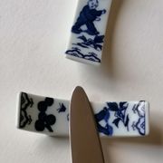 6 porte-couteau porcelaine du Japon