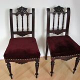 Pair of chairs from the 19th century
