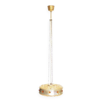Lampe à suspension, design danois, années 1980, production : Danemark