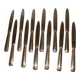 12 stainless steel table knives M.A. from the early 20th century.