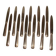 12 stainless steel table knives M.A. from the early 20th century.