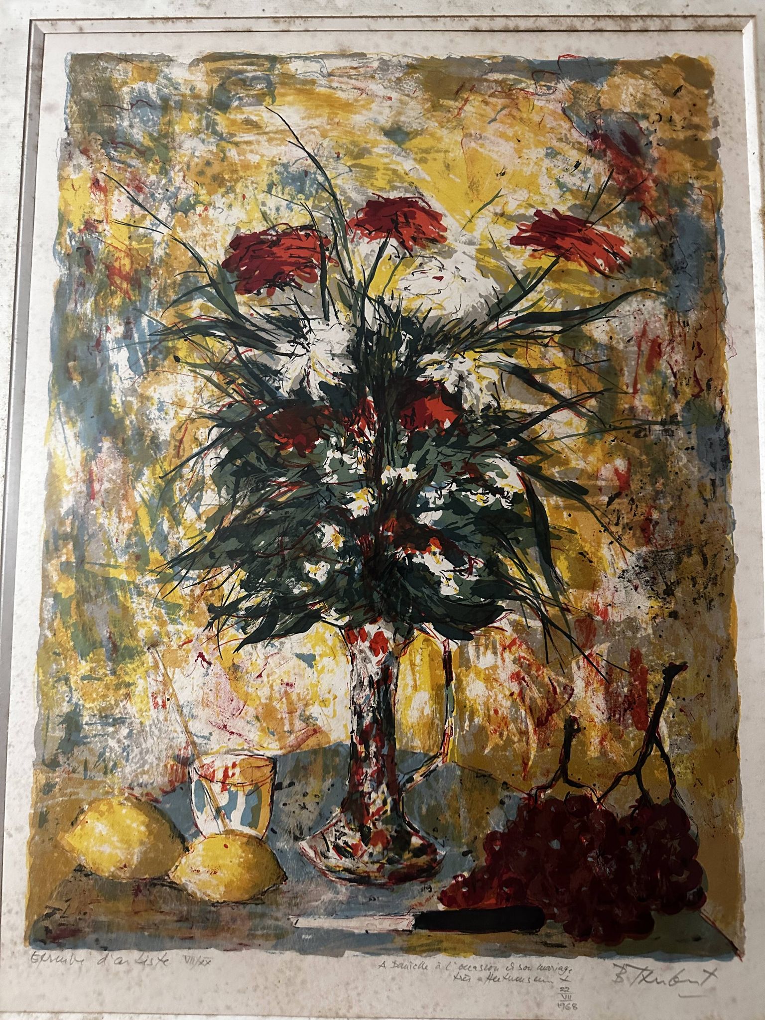 Bertoldo Taubert (Italian/French 1915-1974) - Still Life No. 7/20