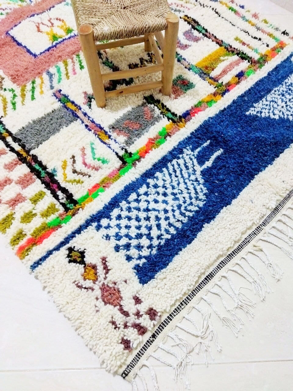 Tapis berbère marocain 263 x 155cm