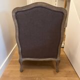 Fauteuil style bergère