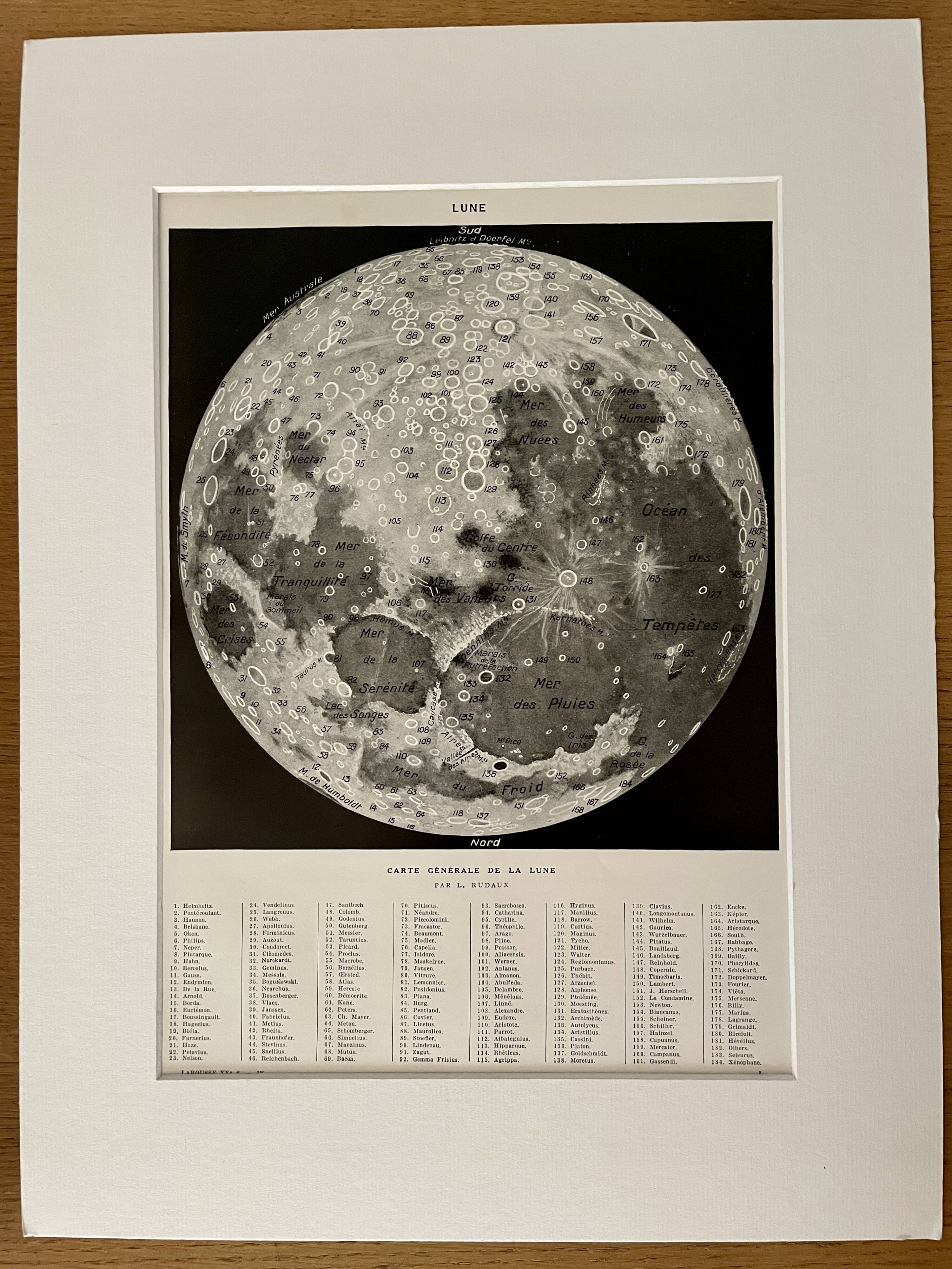 Photographic plate on the moon - 1930