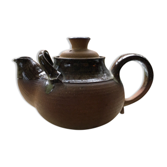 Vintage glazed sandstone teapot denmark