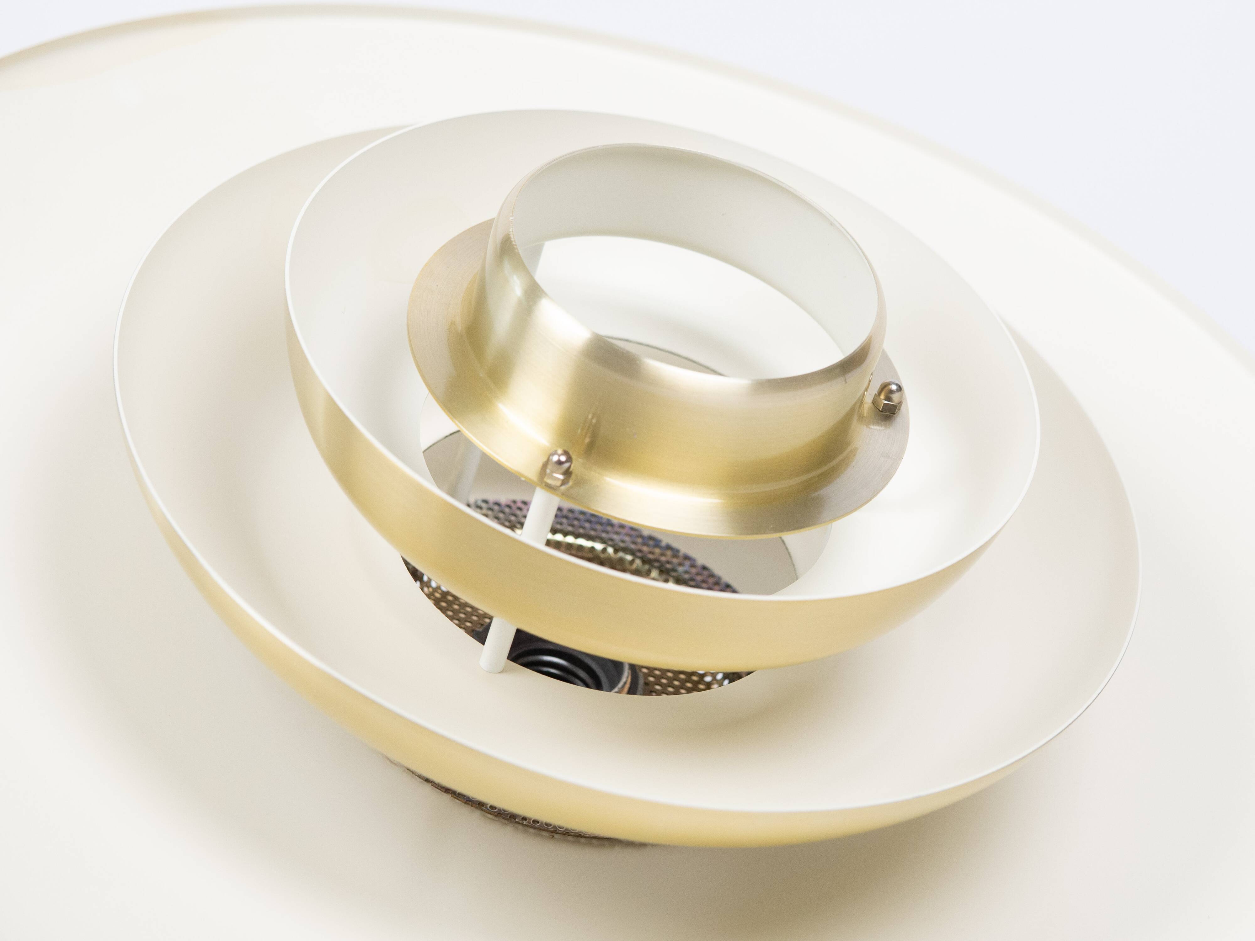 Danish vintage pendant lamp Verona by Kurt Wiborg, Jeka, 1980s