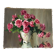 Tombée de roses, huile sur toile signé Miller Ranson