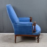 Bergère armchair in walnut – early 20th century