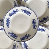 Assiettes creuses anciennes l'Amandinoise