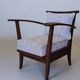 Pair of ULUV armchairs, Czech vintage 1950s