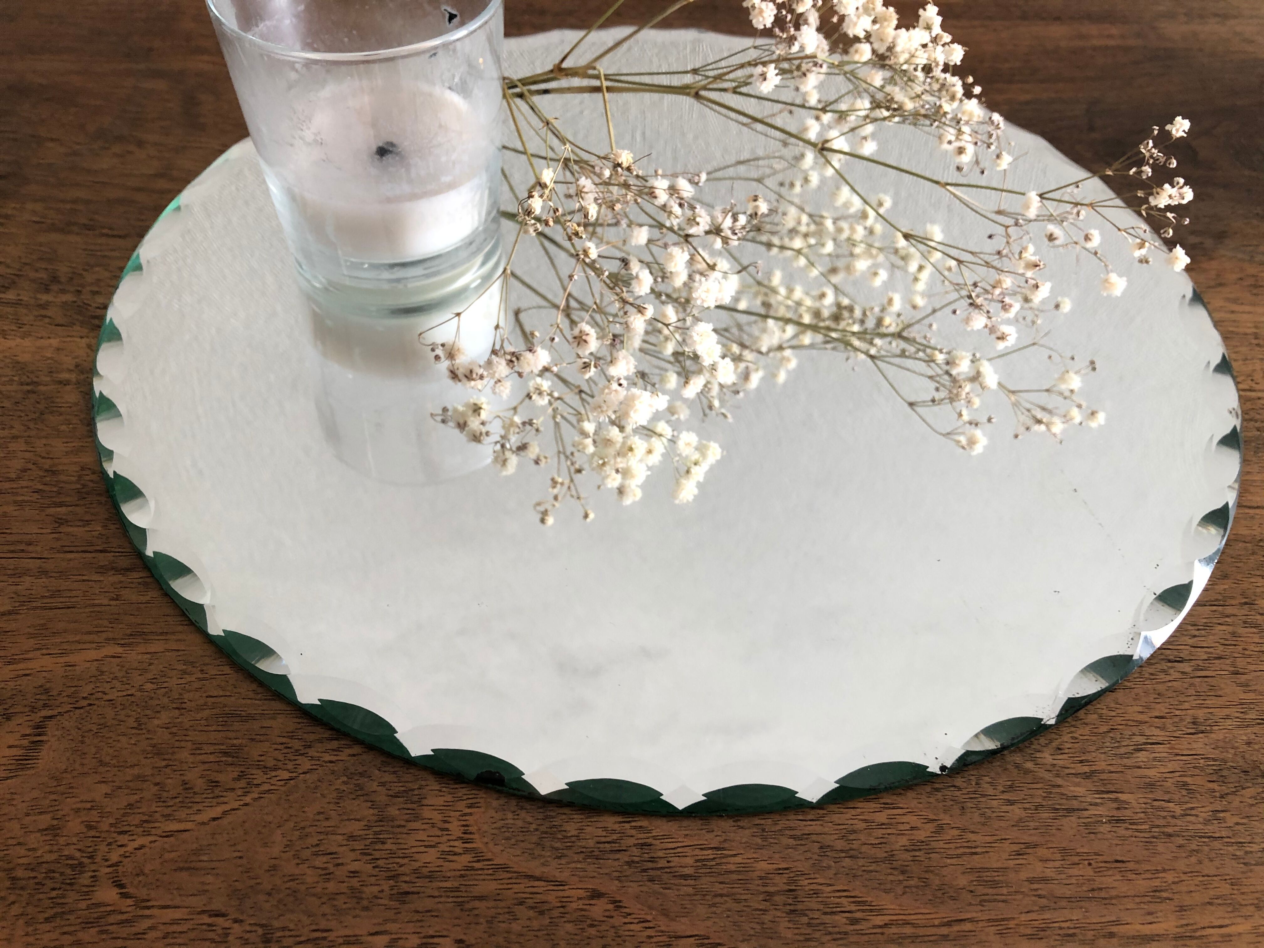 Miroir rond biseauté 32,5 cm