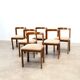 Ensemble de six chaises de salle à manger italiennes