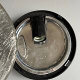 Round industrial wall light from the 1980s.