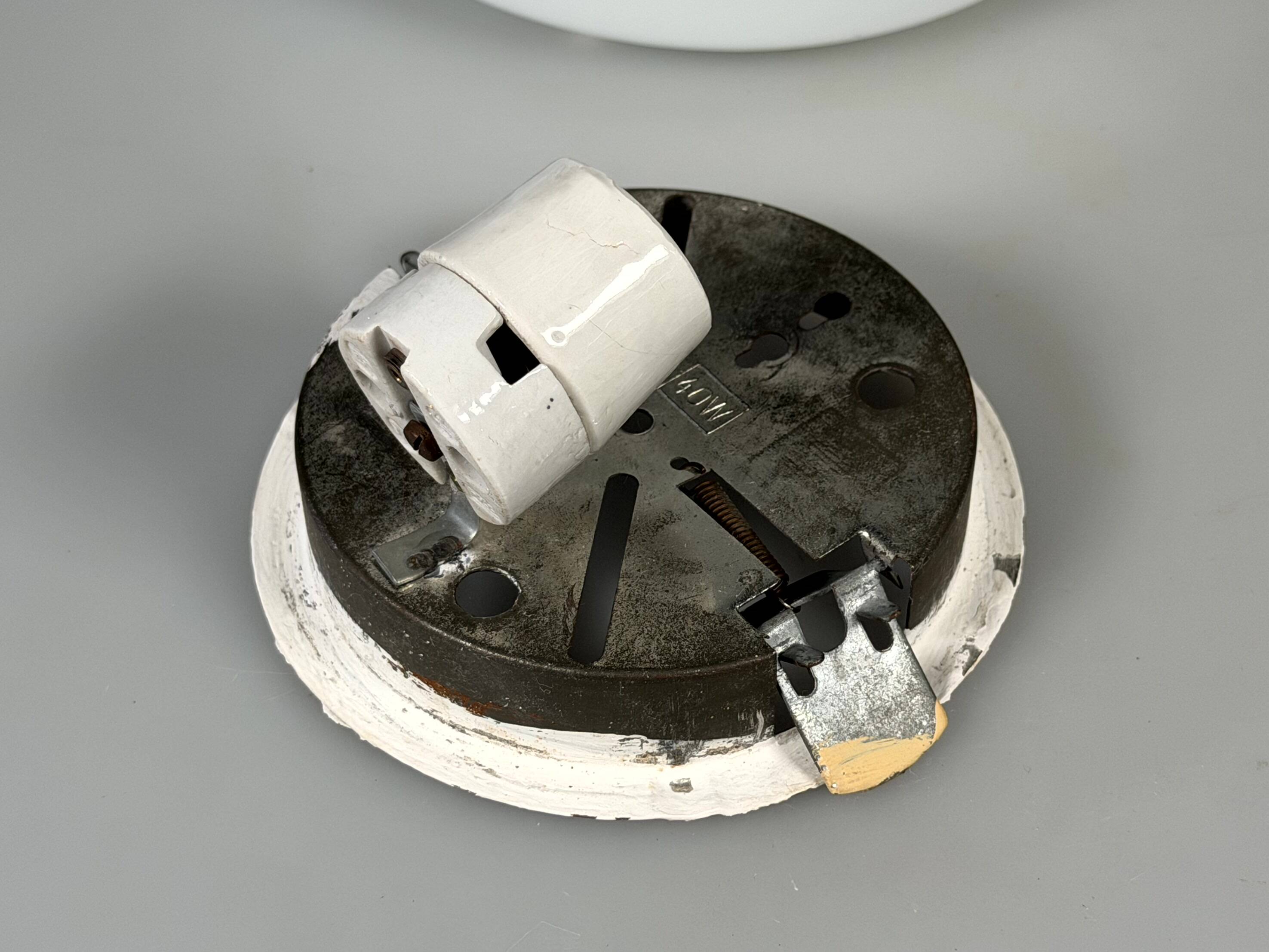 1950s 1960s Ceiling Light Flush Mount from RZB Leuchten Germany Mid Century