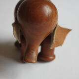 Teak wooden elephant toy by Arne Basse, Denmark 1960s.