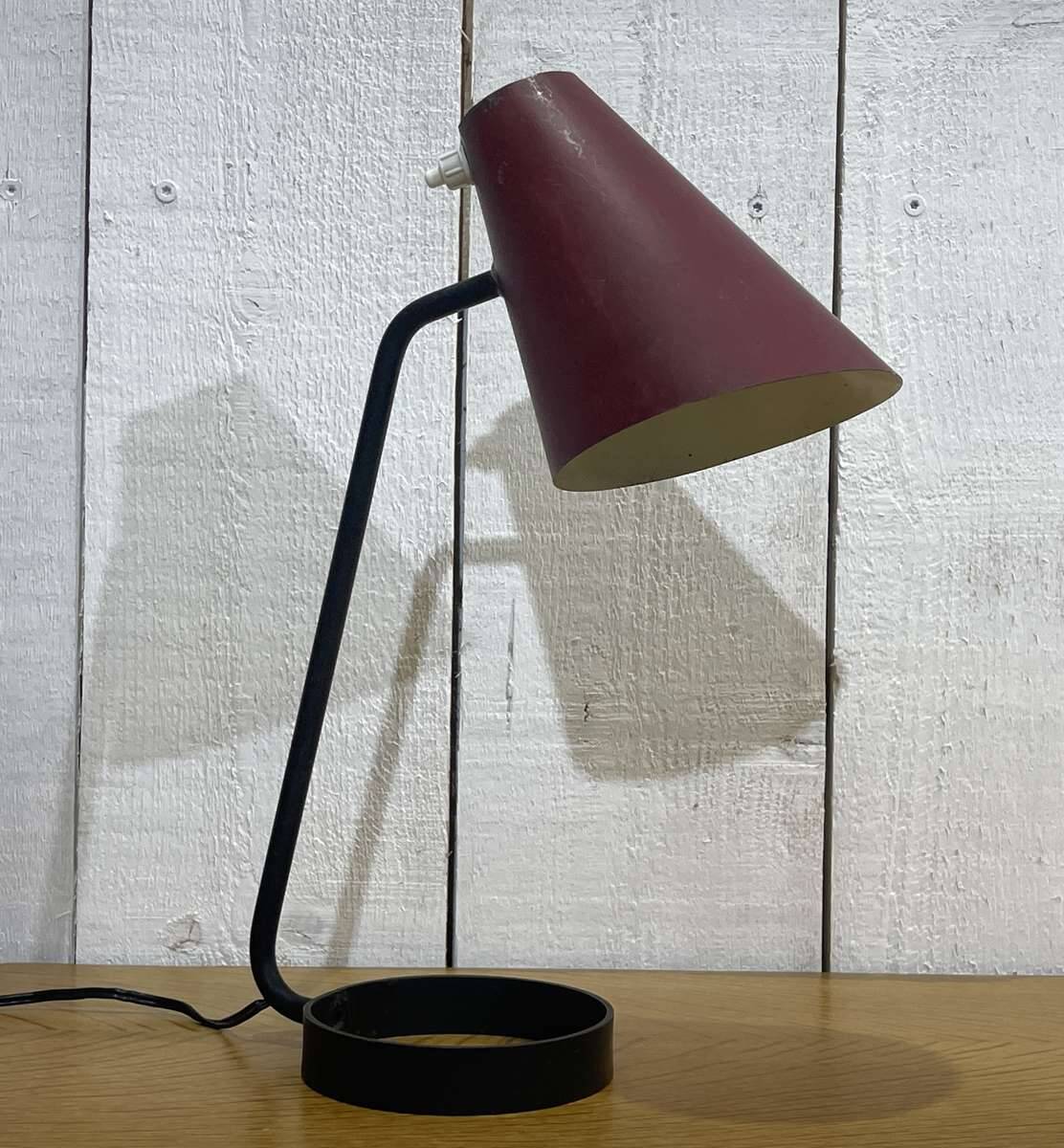 1950s desk lamp by Jacques Biny (1913-1976)