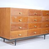 Teak Display Cabinet – Vintage Shop Display Counter from the 1950s