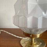 Antique glass globe skyscraper table desk lamp